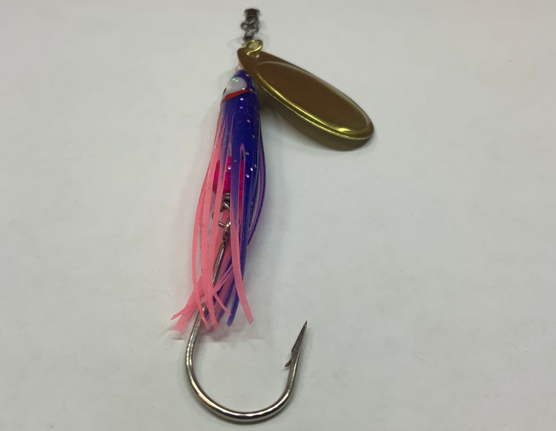 1/4oz Pink/Purple River Witch, $6.00, Spin-X Designs Tackle, Spinner