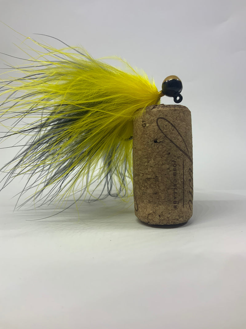 1/8oz, Blonde Bomber Hair Jig, $5.50, Spin-X Designs Tackle