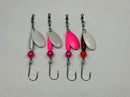 1/8oz, (4) Trout Spinners, $20.00, Spin-X Designs Tackle, Spinners