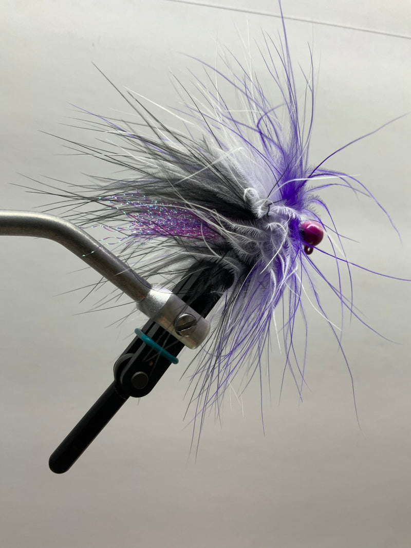 1/8oz, Purple Pete Jig, $5.50, Hair Jig, Spin-X Designs Tackle