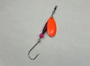 1/4oz, Raspberry Fire Ripper, $6.00, Spin-X Designs Tackle, Spinner