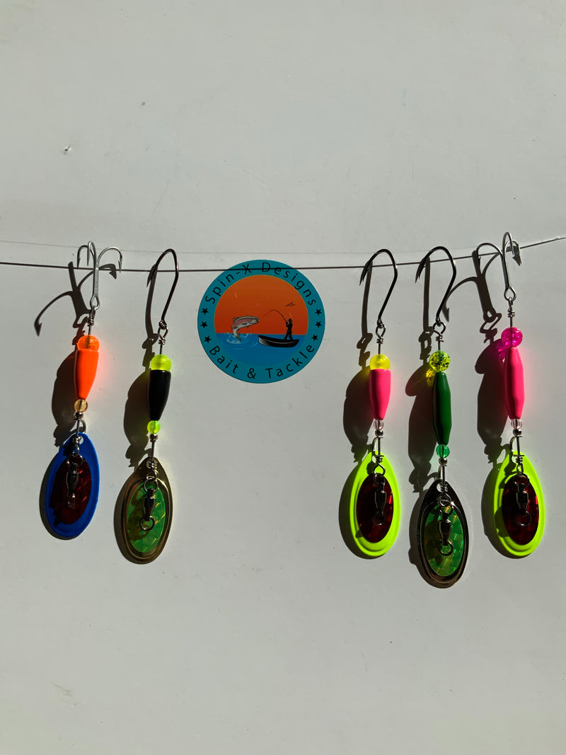 Premium Ball Barring Set, (5) 1/4 oz, 30$, Spin-X Designs Bait & Tackle, Fishing Lure