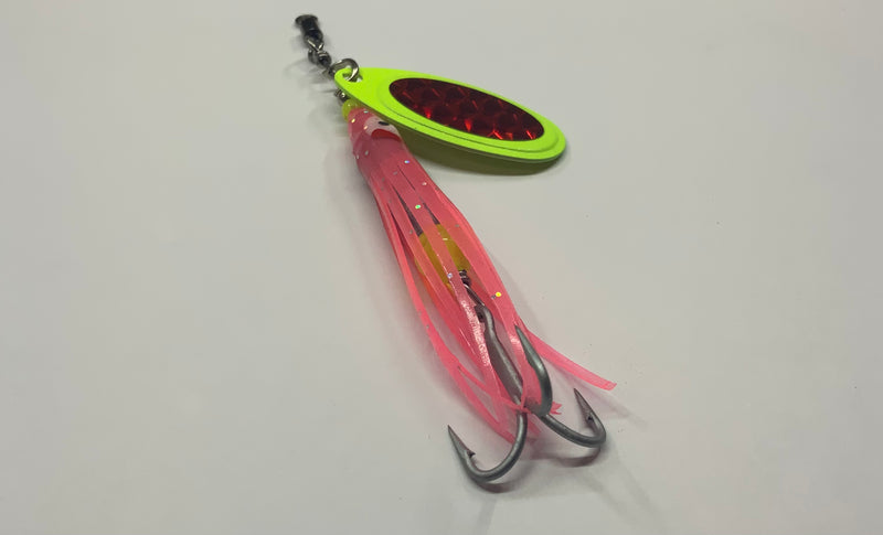 1/4oz Cotton Candy River Witch, $6.25, Casting/Trolling Hoochie, Spin