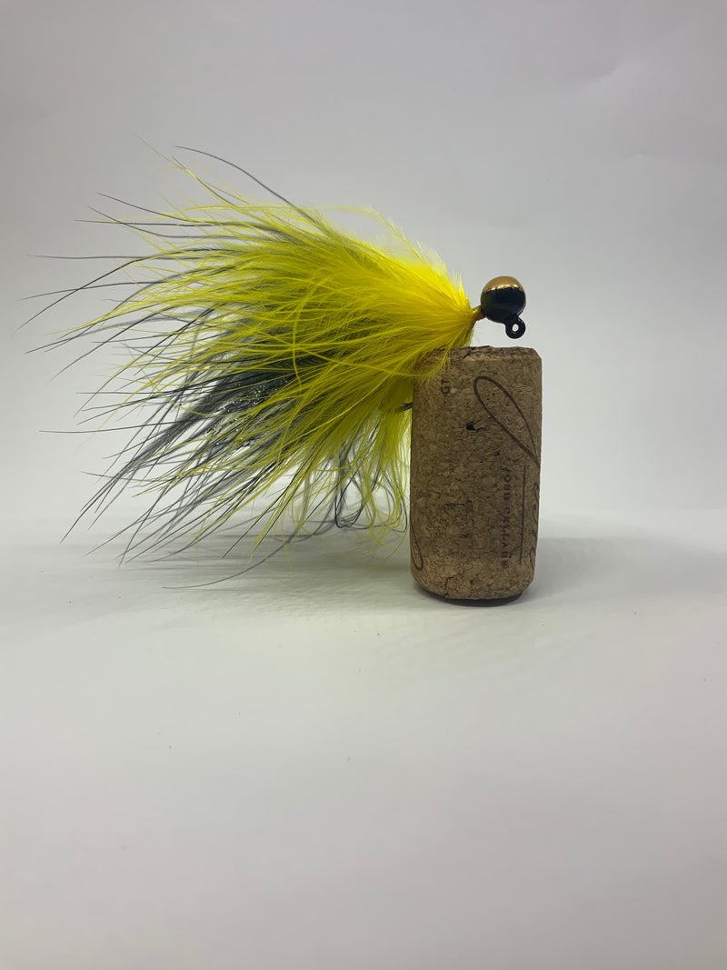 1/8oz, Blonde Bomber Hair Jig, $5.50, Spin-X Designs Tackle