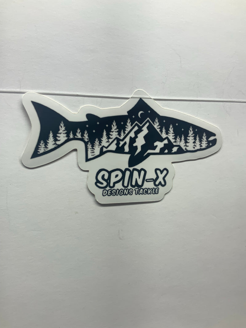 Spin-X Designs Tackle Sticker, $4 ea