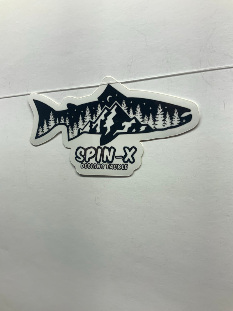 Spin-X Designs Tackle Sticker, $4 ea