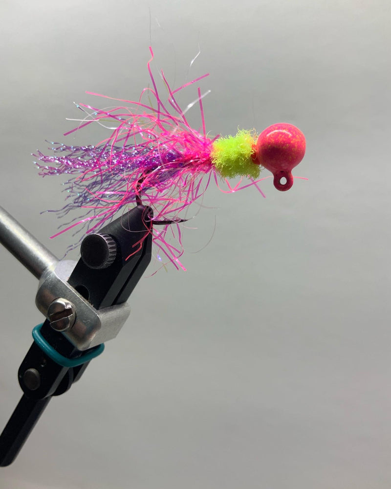 1/8oz, Bubblegum Lockjaw Jig, Spin-X Designs Tackle