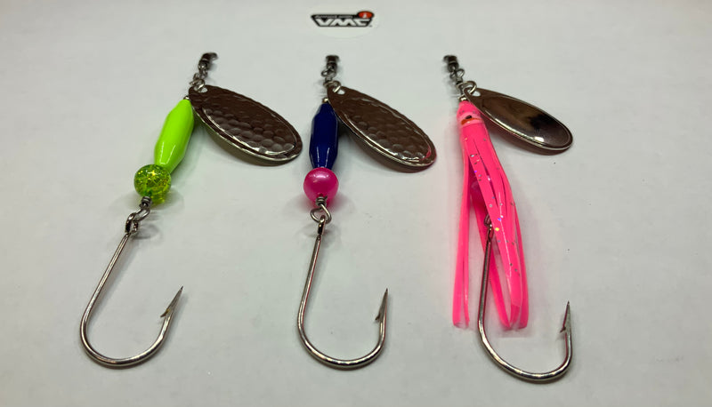 Spinner (3) Pack, $17.50, Spin-X Designs Tackle