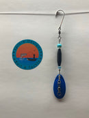 1/4 oz, Premium Black Winter Ripper❄️, 6.75$, Spin-X Designs Tackle, Fishing Lures