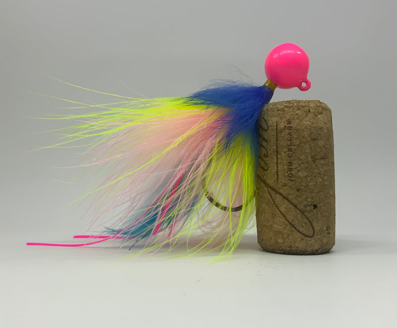 1/2oz, Cotton Candy Twitching Jig, 6.00$, Spin-X Designs Tackle