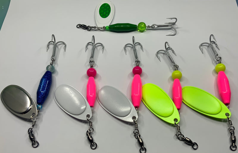 1/2oz / 3/4oz, Premium Salmon Bundle, $54.75, Spin-X Designs Tackle