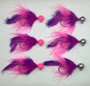 (6) 1/2oz Salmon Twitching Jigs, $39.00 , 4/0 VMC Hook, Twitching Jigs