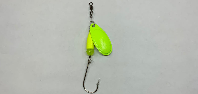 1/4oz, Dandelion, Rugged River Lure Edition, $5.75, Spin-X Designs Tackle